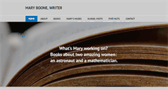 Desktop Screenshot of boonewrites.com